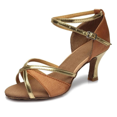 women Latin dance shoes new brand girls women's Ladie's latin ballroom tango salsa dance shoes about 5cm and 7cm heel wholesale