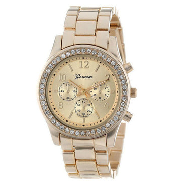 Geneva Classic Luxury Rhinestone Watch Women Watches Fashion Ladies Watch Women's Watches Clock Relogio Feminino Reloj Mujer