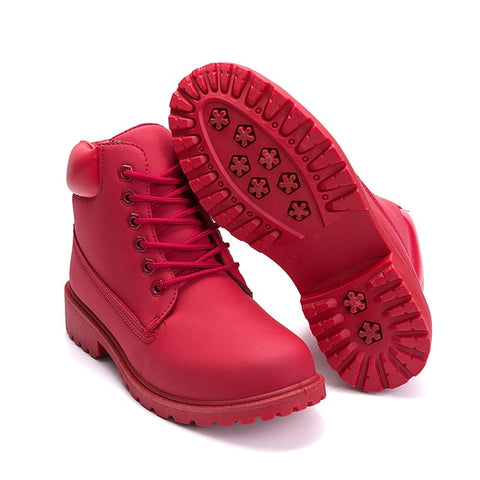 2018 Hot New Autumn Early Winter Shoes Women Flat Heel Boots Fashion Keep warm Women's Boots Brand Woman Ankle Botas Camouflage