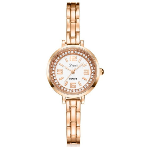 Lvpai Women's Watch Crystal Diamond Bracelet Stainless Steel Quartz Wrist Watch ladies wrist watch women fashion relogio feminin