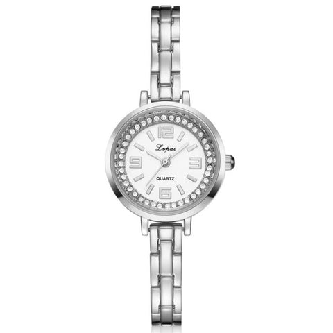 Lvpai Women's Watch Crystal Diamond Bracelet Stainless Steel Quartz Wrist Watch ladies wrist watch women fashion relogio feminin