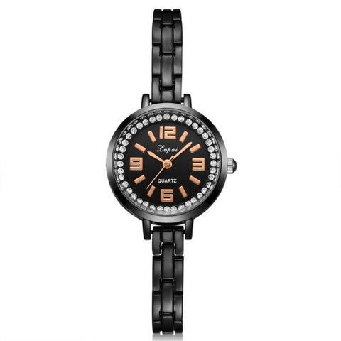 Lvpai Women's Watch Crystal Diamond Bracelet Stainless Steel Quartz Wrist Watch ladies wrist watch women fashion relogio feminin
