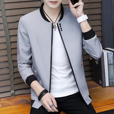 2018 Jacket Men Fashion Casual Loose Mens Jacket Sportswear Bomber Jacket Mens jackets and Coats Plus Size M- 4XL