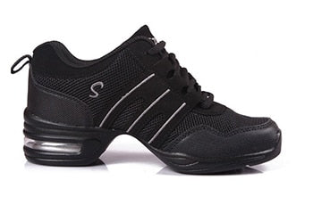 Hot Sale 2018 EU35-42 Sports Feature Soft Outsole Breath Dance Shoes Sneakers For Woman Practice Shoes Modern Dance Jazz Shoes