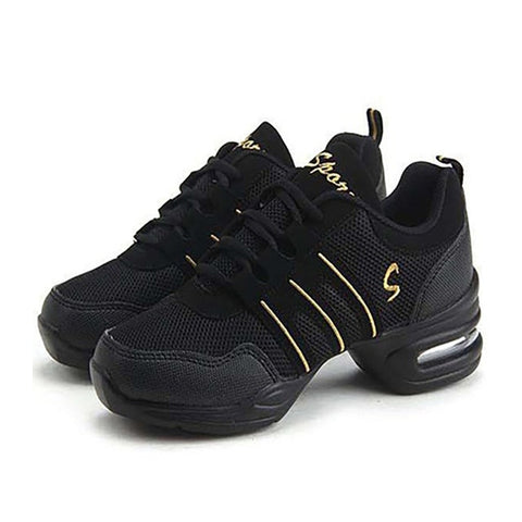 Hot Sale 2018 EU35-42 Sports Feature Soft Outsole Breath Dance Shoes Sneakers For Woman Practice Shoes Modern Dance Jazz Shoes