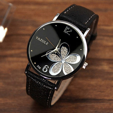 YAZOLE Ladies Wrist Watch Women 2019 Top Brand Famous Female Clock Quartz Watch Flowers Wristwatch Montre Femme Relogio Feminino
