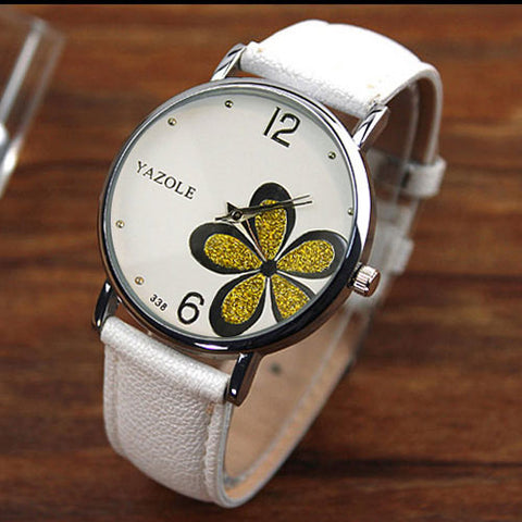 YAZOLE Ladies Wrist Watch Women 2019 Top Brand Famous Female Clock Quartz Watch Flowers Wristwatch Montre Femme Relogio Feminino