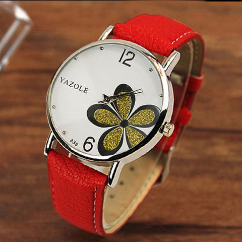YAZOLE Ladies Wrist Watch Women 2019 Top Brand Famous Female Clock Quartz Watch Flowers Wristwatch Montre Femme Relogio Feminino