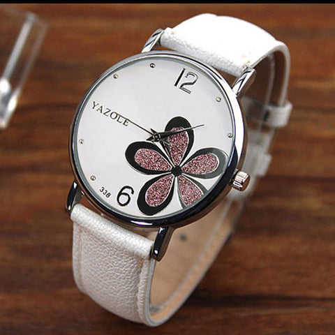 YAZOLE Ladies Wrist Watch Women 2019 Top Brand Famous Female Clock Quartz Watch Flowers Wristwatch Montre Femme Relogio Feminino