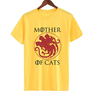 Hillbilly Casual T-shirts Mother of Cats harajuku Tees Tshirts Women Tops & Tees Short Sleeved Plus Size Female T Shirts Women