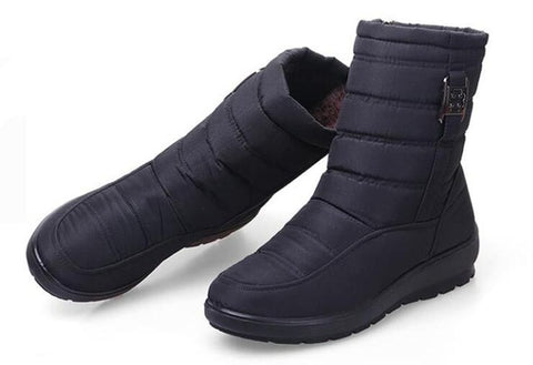 SHIDIWEI Snow Boots 2019 Brand Women Winter Boots Mother Shoes Antiskid Waterproof Flexible Women Fashion Casual Boots Plus Size