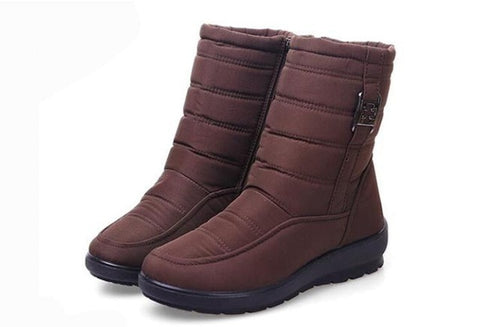 SHIDIWEI Snow Boots 2019 Brand Women Winter Boots Mother Shoes Antiskid Waterproof Flexible Women Fashion Casual Boots Plus Size