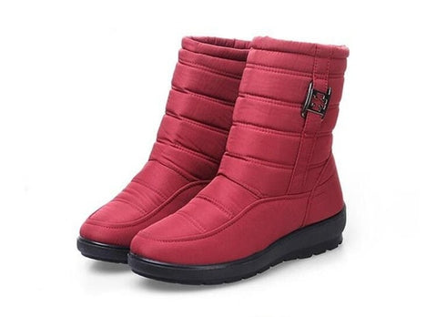 SHIDIWEI Snow Boots 2019 Brand Women Winter Boots Mother Shoes Antiskid Waterproof Flexible Women Fashion Casual Boots Plus Size