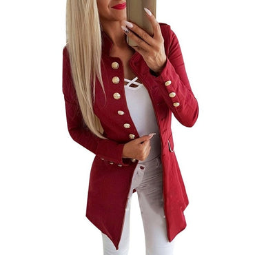 SHUJIN 2018 Autumn Elegant Women Blazers Slim Single Breasted Office Lady Blazer Coat Female Suit Profession Formal Clothes