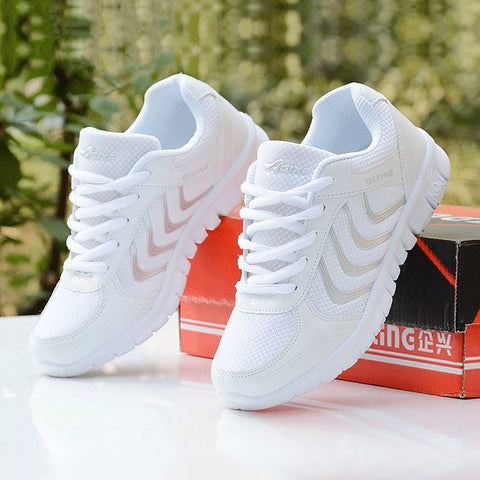 Women shoes 2018 New Arrivals fashion tenis feminino light breathable mesh shoes woman casual shoes women sneakers fast delivery