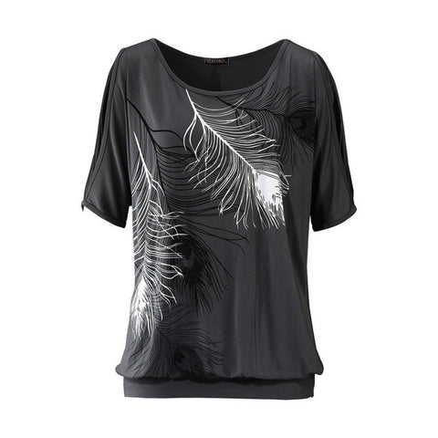 ZSIIBO Slit Sleeve Loose Sleeveless Tank Top Feather Print Women Summer TShirt Girl 2019 Casual O-Neck T Shirts Tops Paris Tower